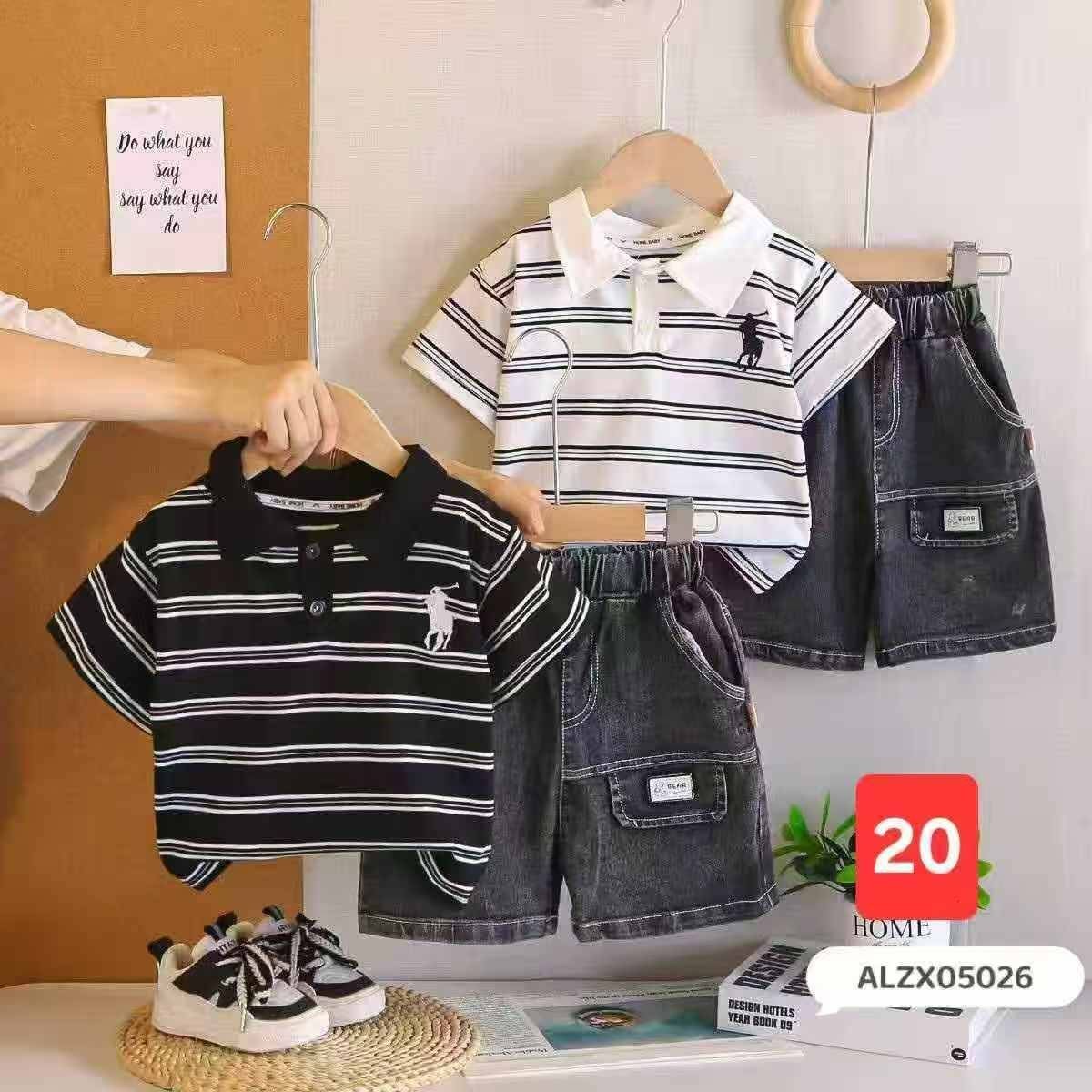 ست تیشرت و شلوارک polo کد محصول 1509